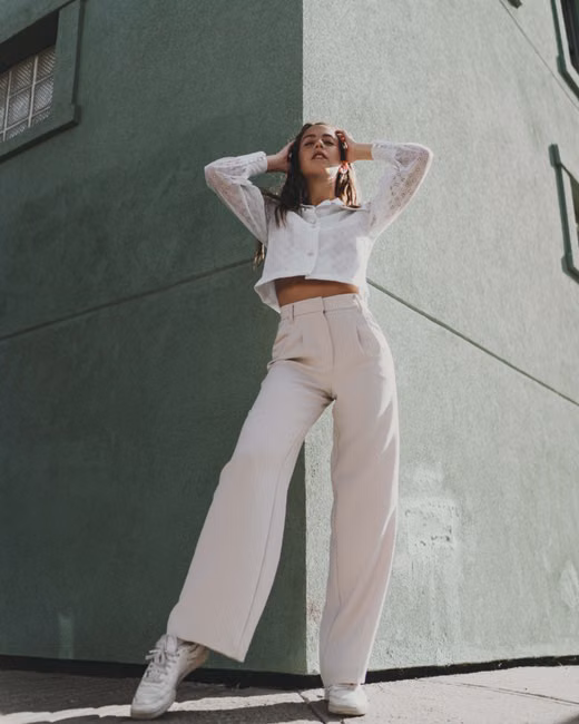 Calça Wide Leg